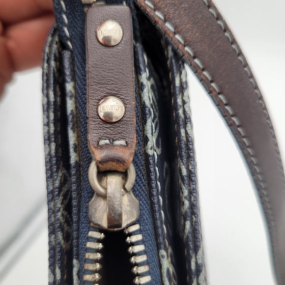 Loewe Vintage Anagram Crossbody Bag PVC Leather - Picture 13 of 16